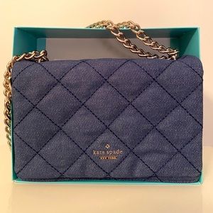 Kate Spade Emerson Place Quilted Denim Vivenna bag